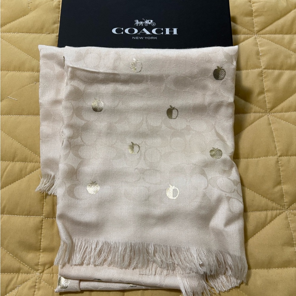 Coach Apple Print Stole